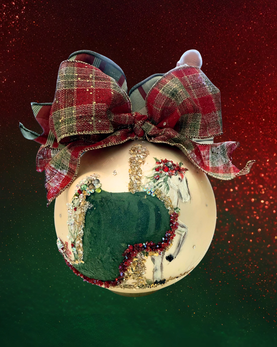 6" - CHRISTMAS CAROUSEL ORNAMENT