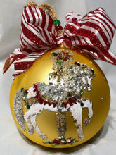 Load image into Gallery viewer, 6" PEPPERMINT PONY CAROUSEL