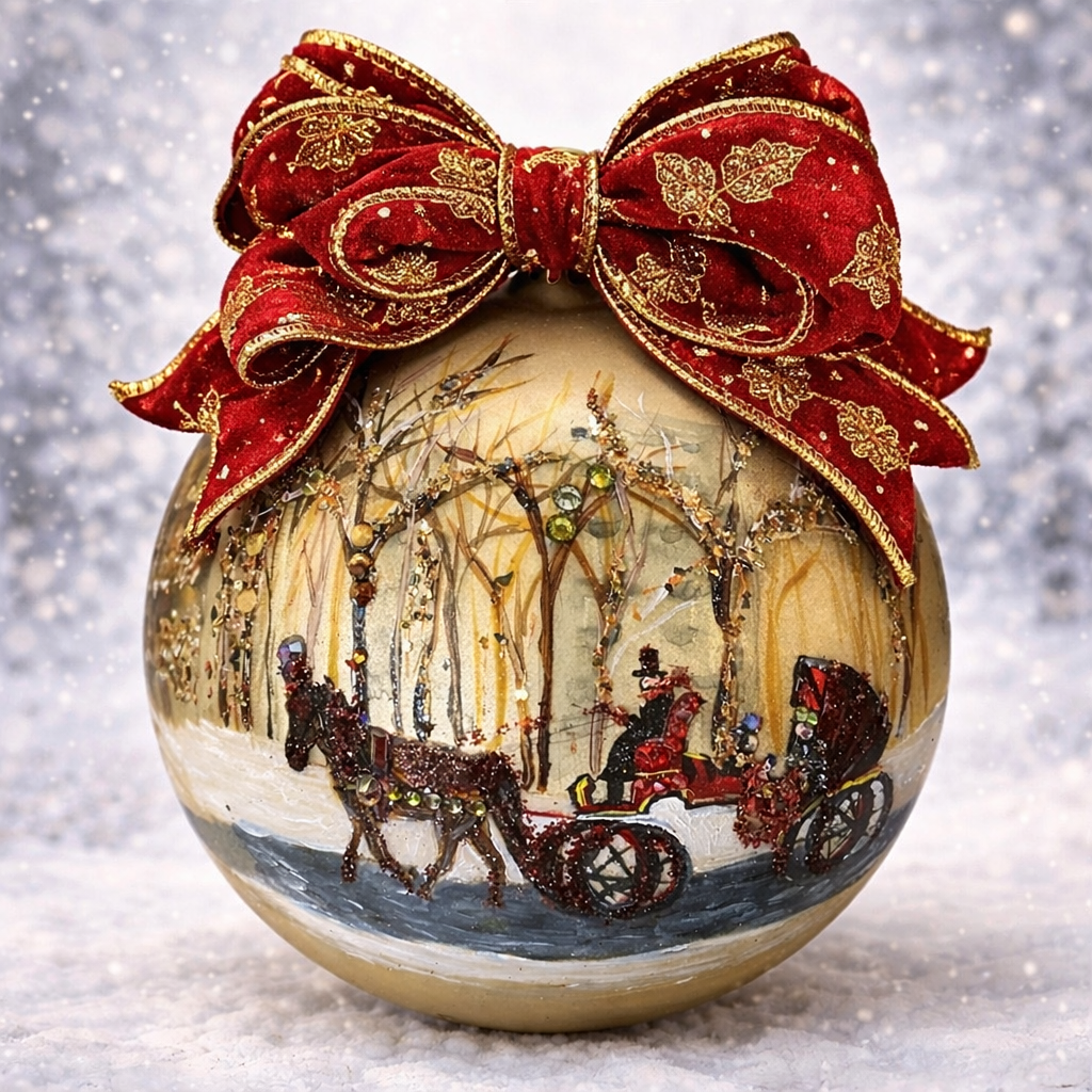 HORSE AND CARRIAGE (6")