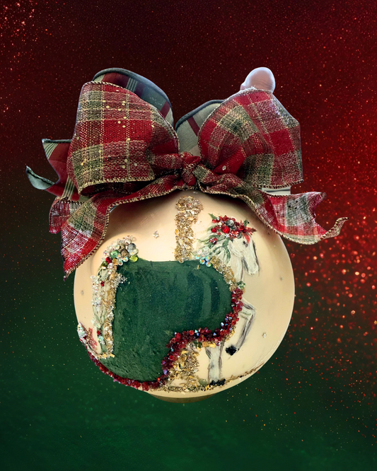 6" - CHRISTMAS CAROUSEL ORNAMENT