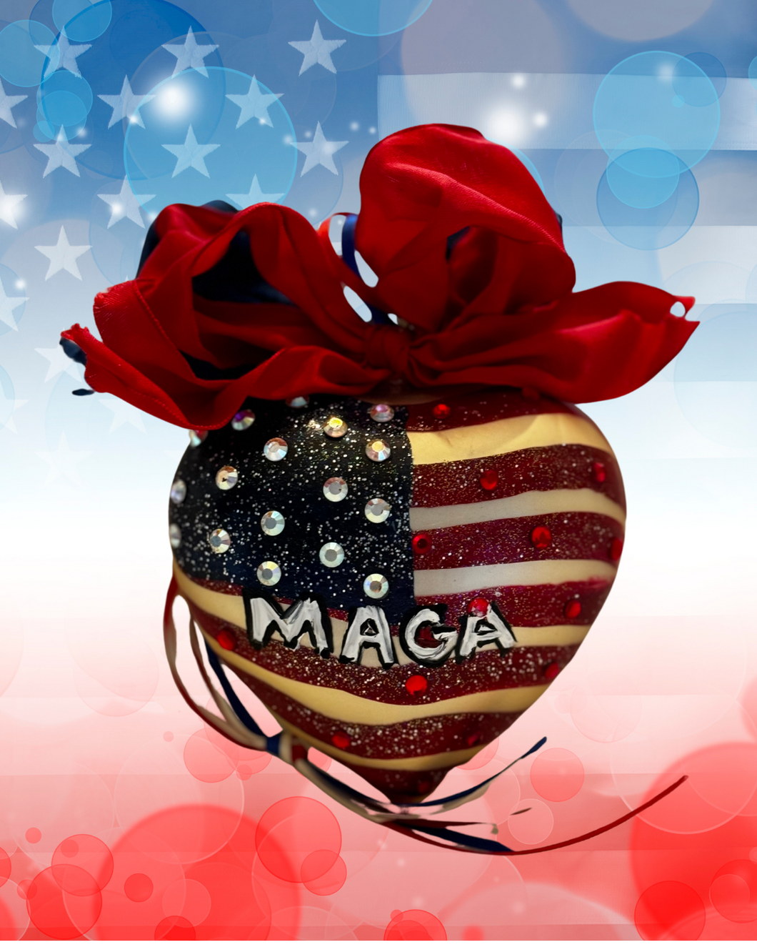 MAGA LIMITED EDITION HEART SHAPED ORNAMENT