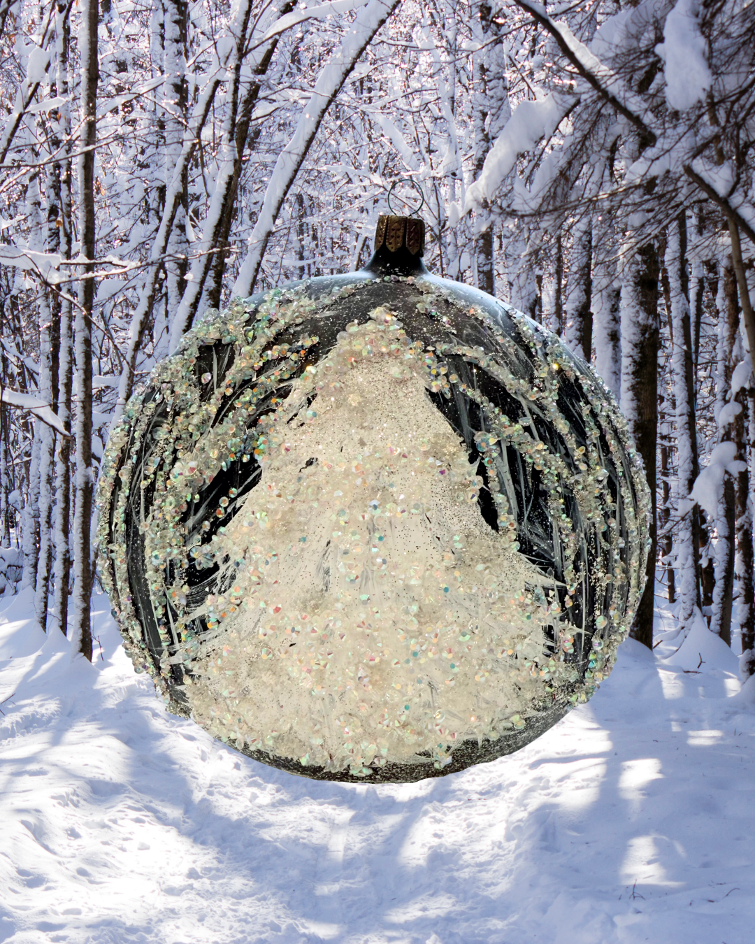 6" - ENCHANTED WINTER TREE ORNAMENT