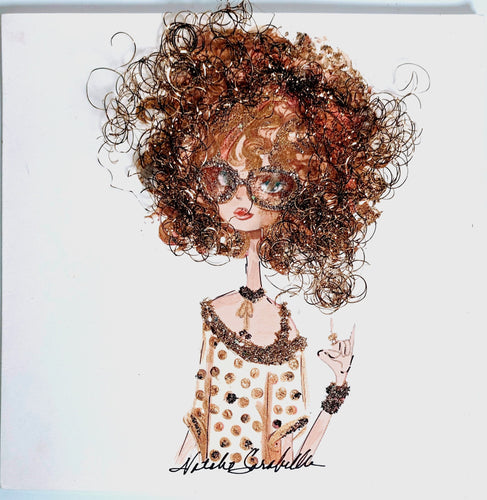 CURLY GIRL CARD