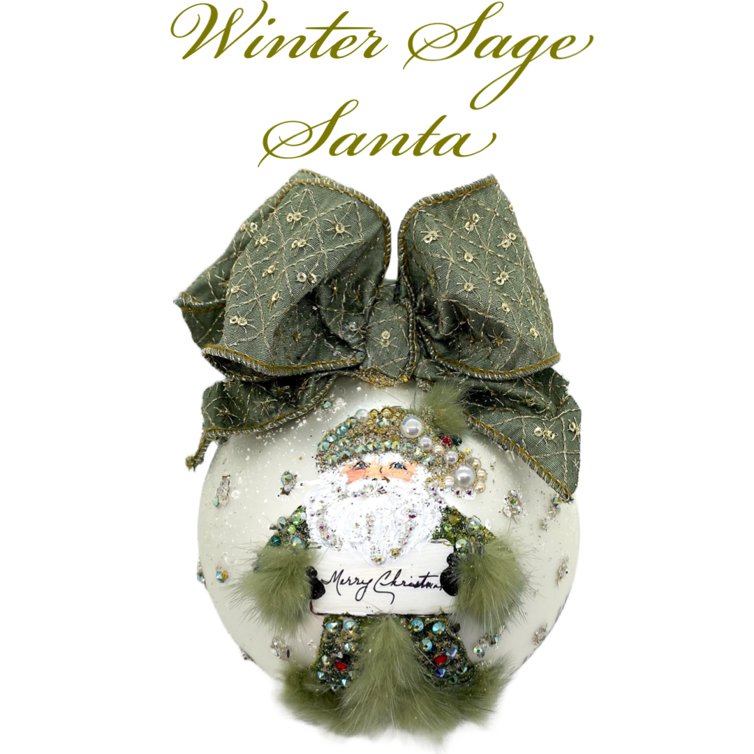 6" WINTER SAGE SANTA